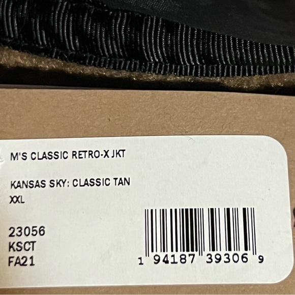 New Patagonia Kansas sky classic tan Camo full zip retro X jacket Sz XXL only - Picture 9 of 13